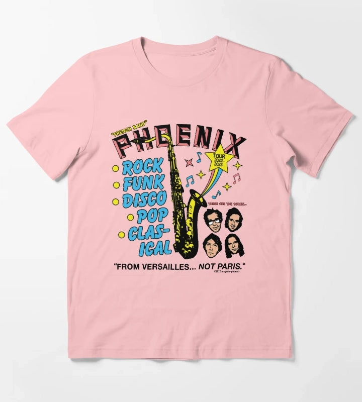 Phoenix French Band T-Shirt Dark Grey