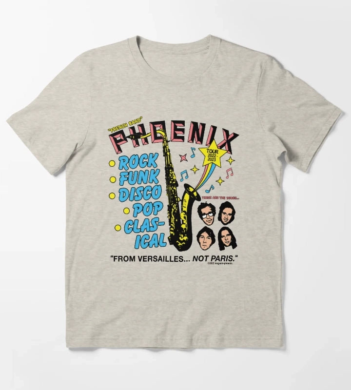Phoenix French Band T-Shirt Cream