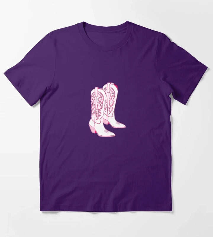Pink Botas T-Shirt Purple