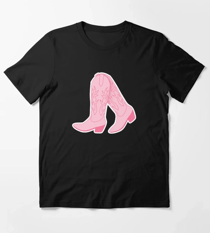 Pink Cowgirl Boots T-Shirt
