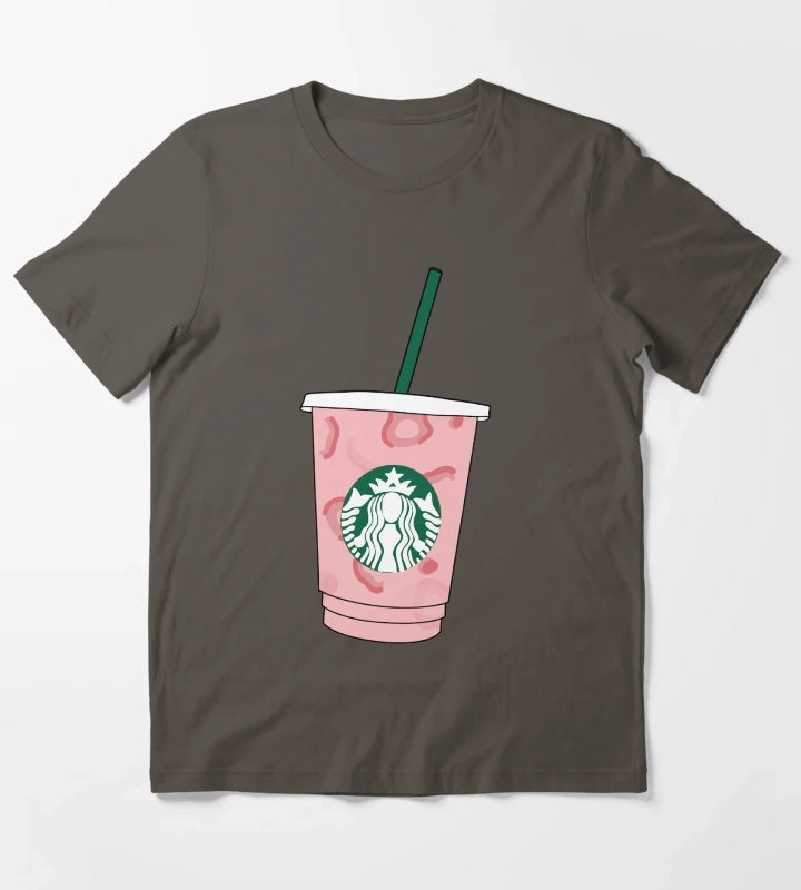 Pink Drink T-Shirt Dark Grey