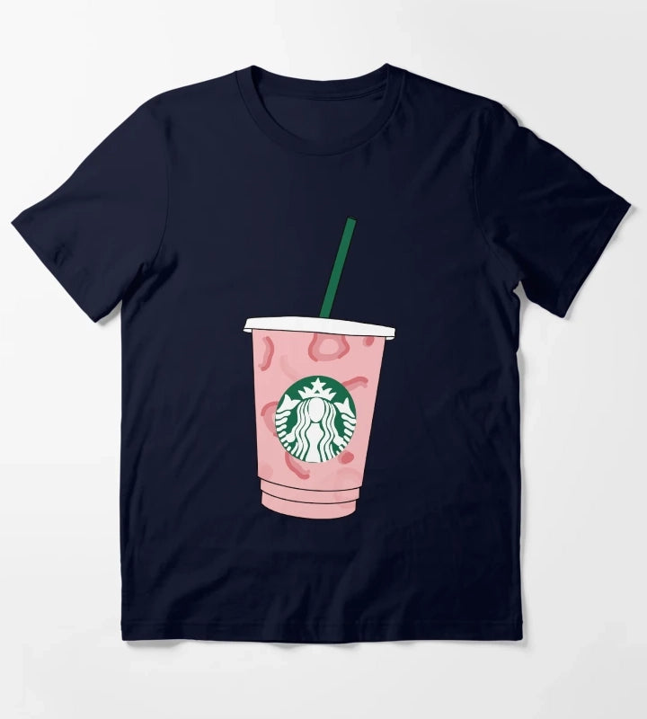 Pink Drink T-Shirt Navy