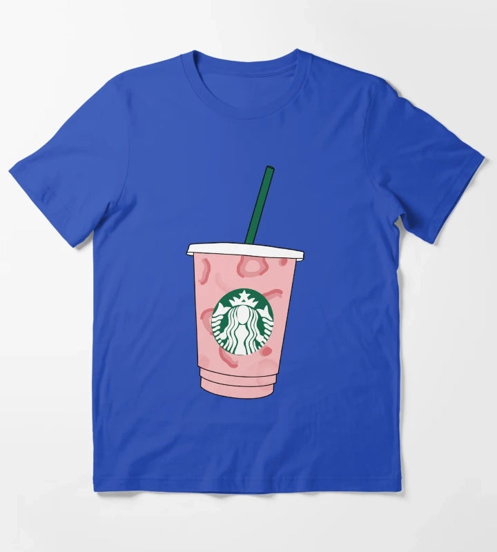 Pink Drink T-Shirt Blue