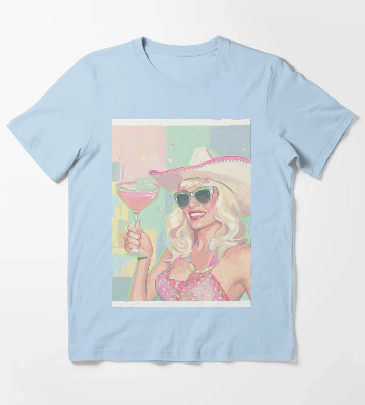 Pink Martini T-Shirt Sky Blue