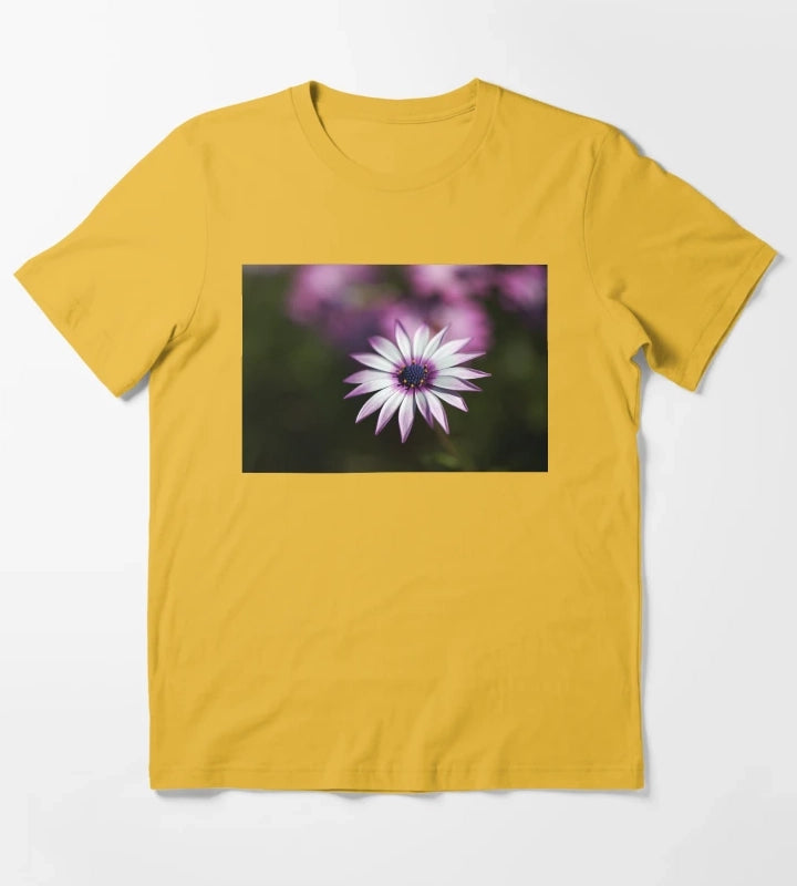 Pink Plus White Cape Daisy T-Shirt Yellow