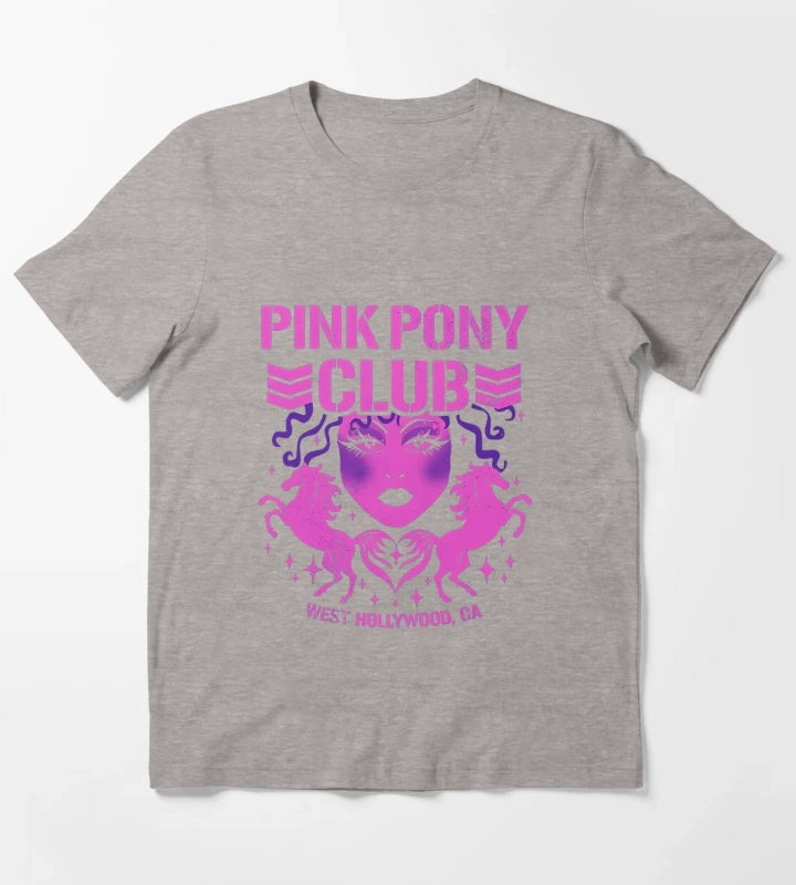 Pink Pony Bullet Club Chappell Roan T-Shirt Heather Grey