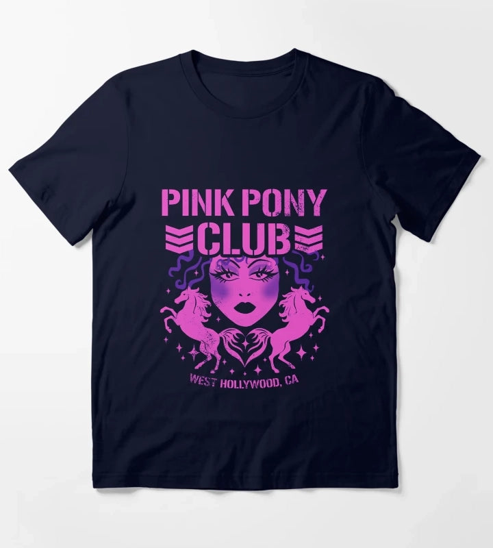 Pink Pony Bullet Club Chappell Roan T-Shirt Navy