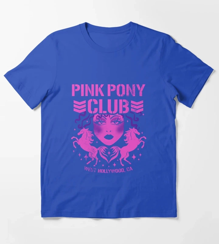 Pink Pony Bullet Club Chappell Roan T-Shirt Blue