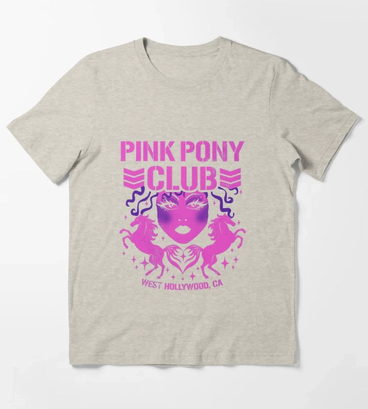 Pink Pony Bullet Club Chappell Roan T-Shirt Cream
