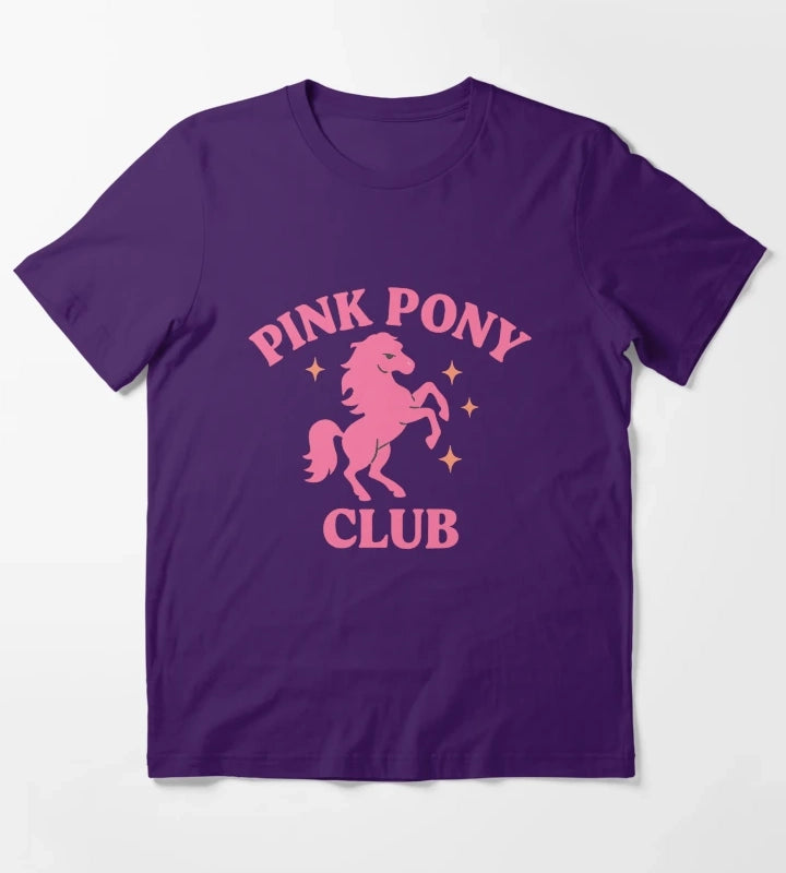 Pink Pony Club Retro Glitter Rodeo Tee T-Shirt Purple