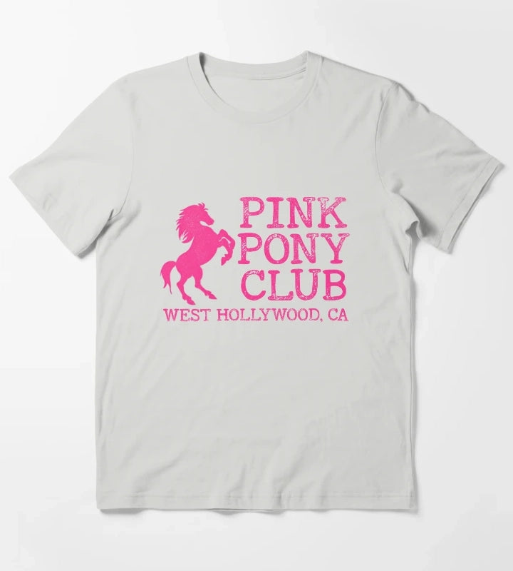 Pink Pony Club T-Shirt Light Grey
