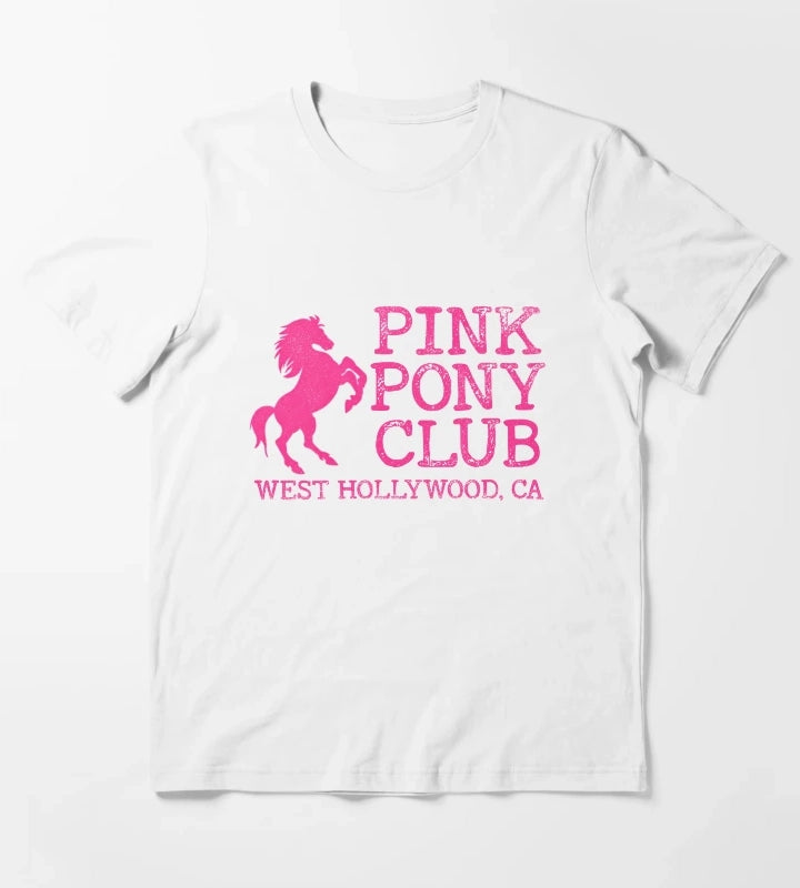 Pink Pony Club T-Shirt White