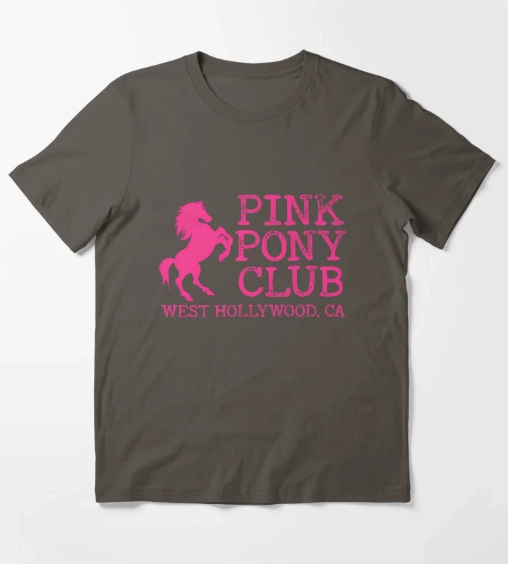 Pink Pony Club T-Shirt Dark Grey