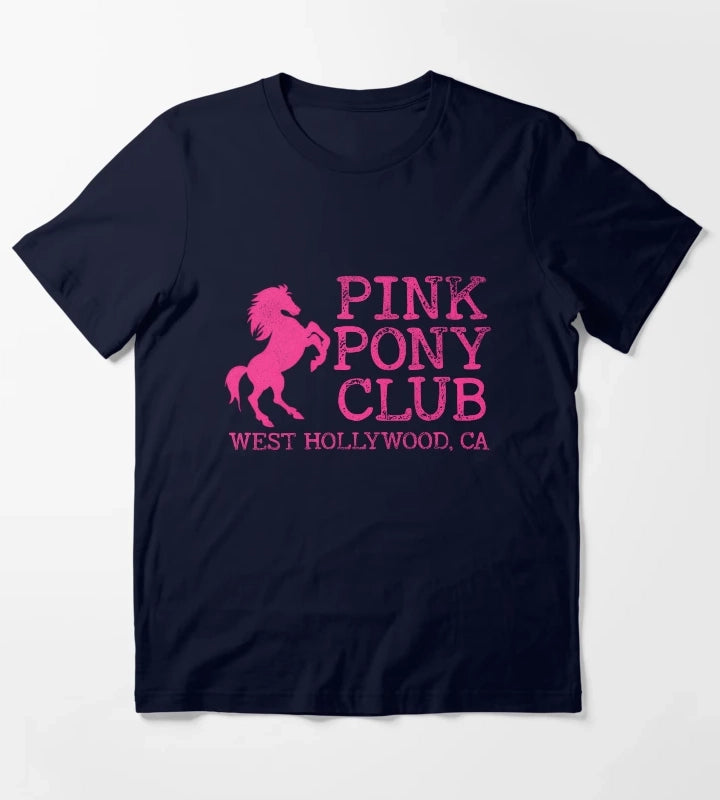 Pink Pony Club T-Shirt Navy