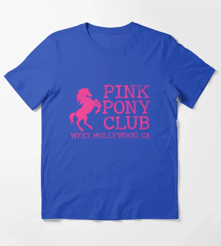 Pink Pony Club T-Shirt Blue