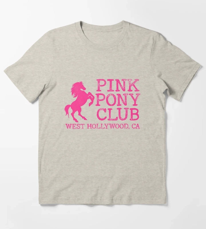 Pink Pony Club T-Shirt Cream