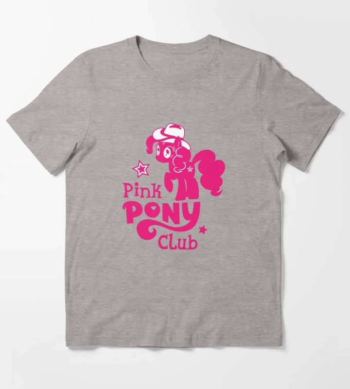 Pinkie Pony Club T-Shirt Heather Grey
