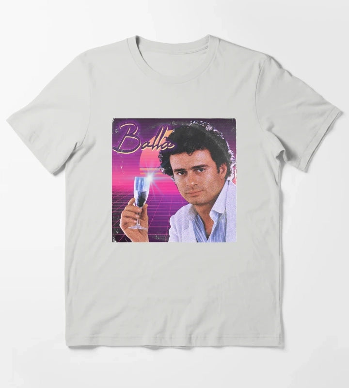 Pino DAngi BALLA v a p o r w a v e T-Shirt Light Grey