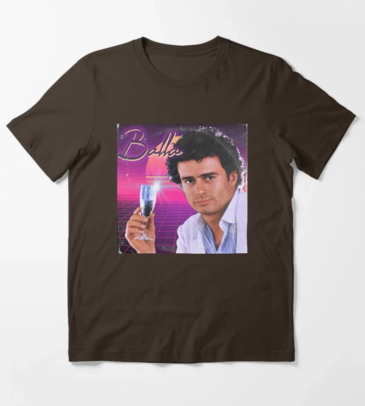 Pino DAngi BALLA v a p o r w a v e T-Shirt Brown