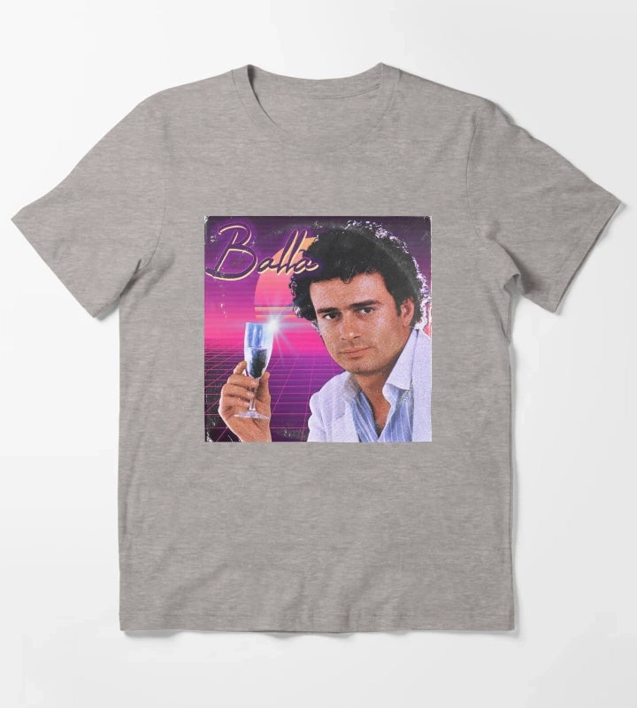 Pino DAngi BALLA v a p o r w a v e T-Shirt Heather Grey