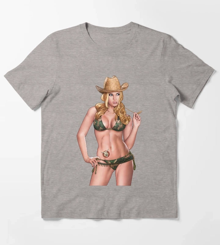 Pinup 208 T-Shirt Heather Grey