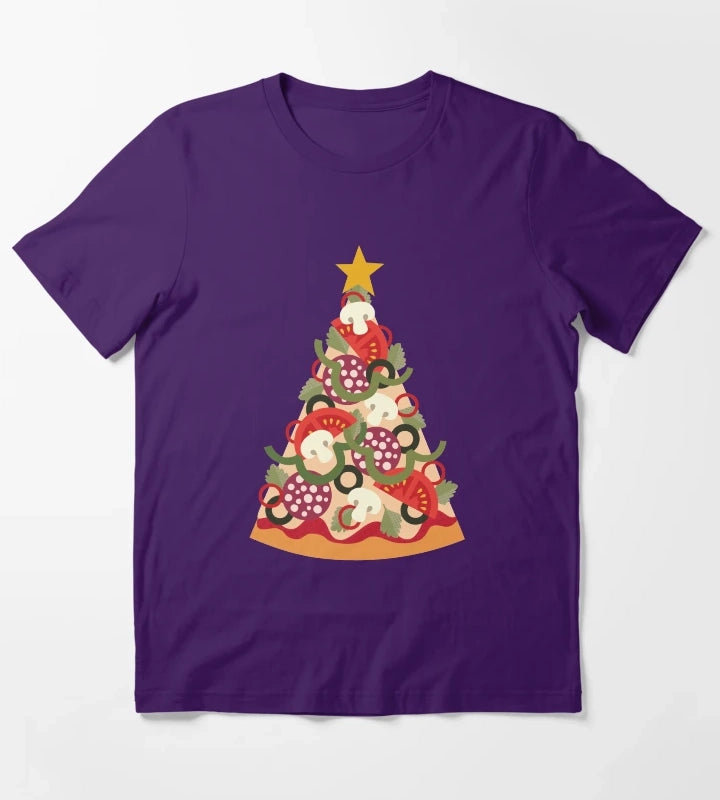 Pizza on Earth Pepperoni Version T-Shirt Purple