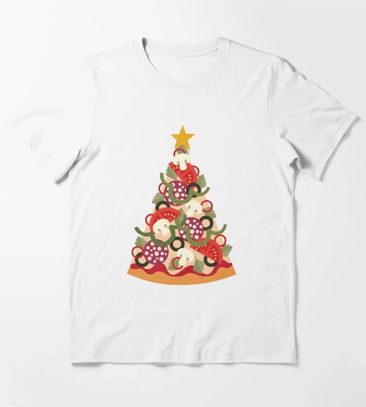Pizza on Earth Pepperoni Version T-Shirt White