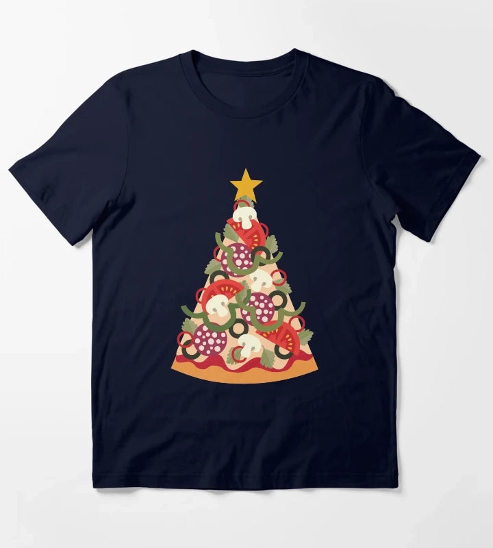 Pizza on Earth Pepperoni Version T-Shirt Navy