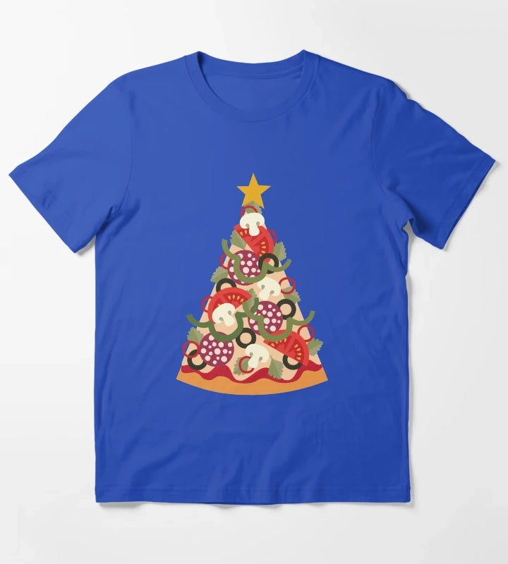 Pizza on Earth Pepperoni Version T-Shirt Blue