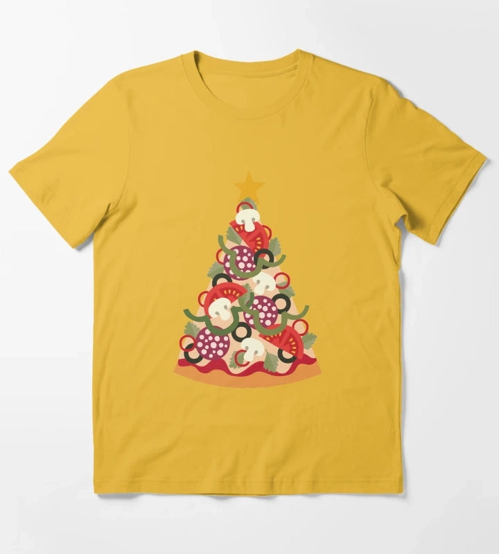 Pizza on Earth Pepperoni Version T-Shirt Yellow