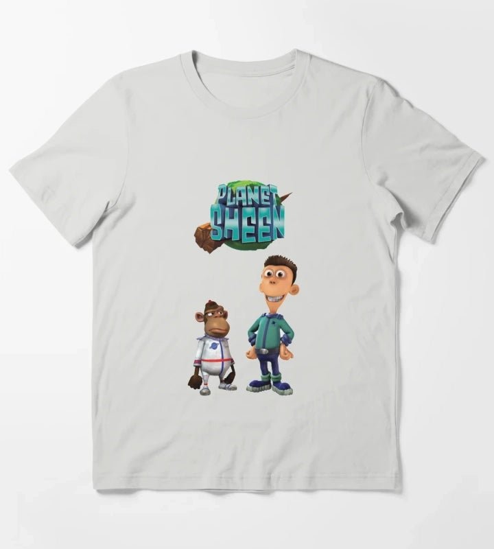 Planet Sheen T-Shirt Light Grey