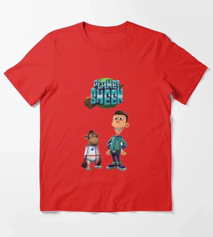 Planet Sheen T-Shirt Red