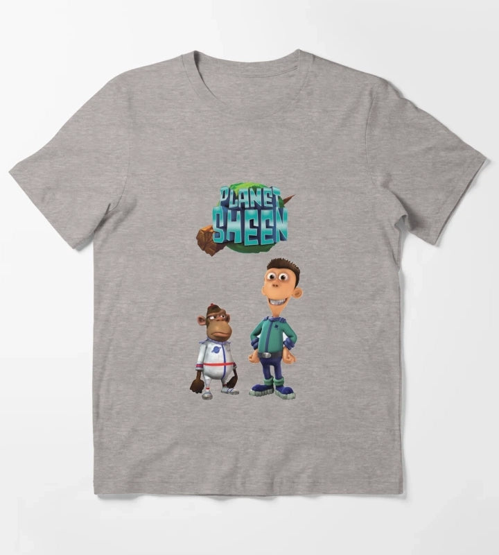 Planet Sheen T-Shirt Heather Grey