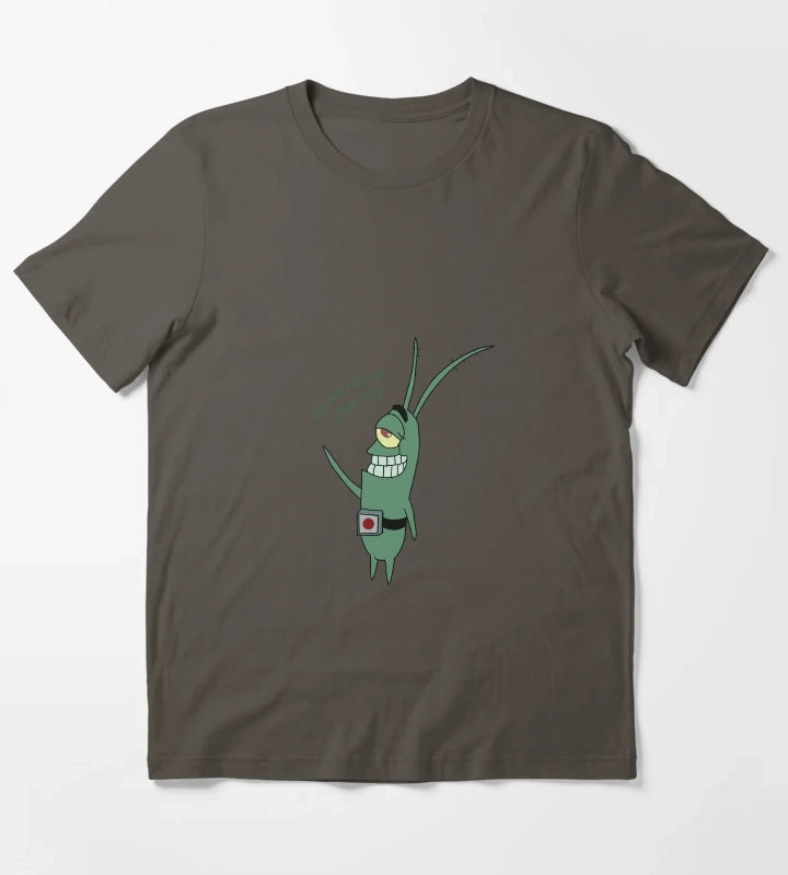 Plankton Ill See You All in Therapy T-Shirt Dark Grey