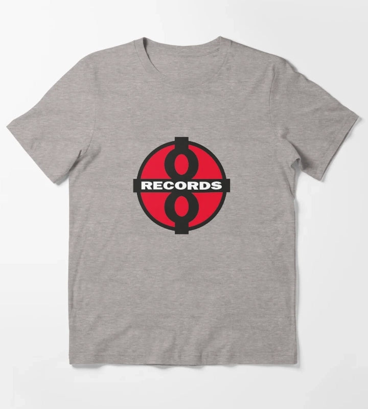 Plus 8 Records T-Shirt Heather Grey