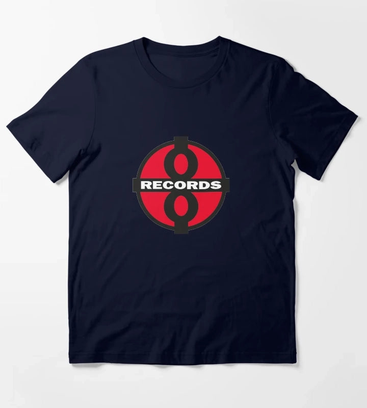 Plus 8 Records T-Shirt Navy