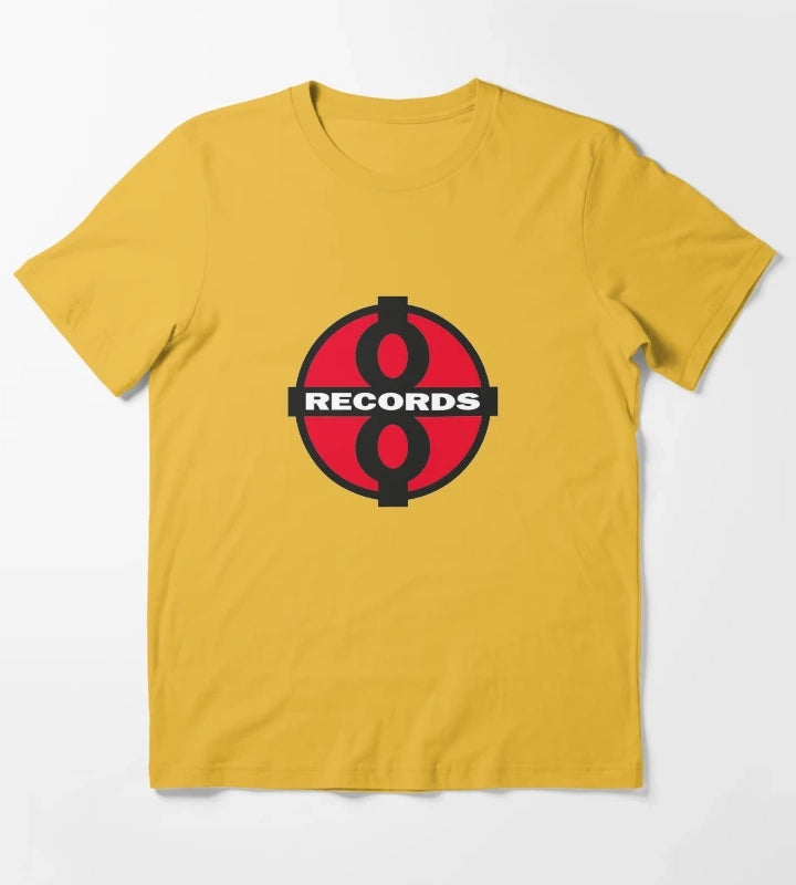Plus 8 Records T-Shirt Yellow