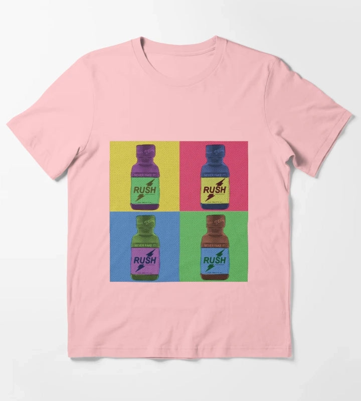 Poppers Pop Art Amyl T-Shirt Dark Grey