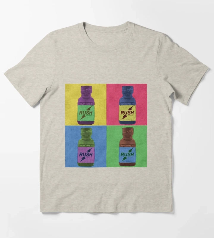 Poppers Pop Art Amyl T-Shirt Cream