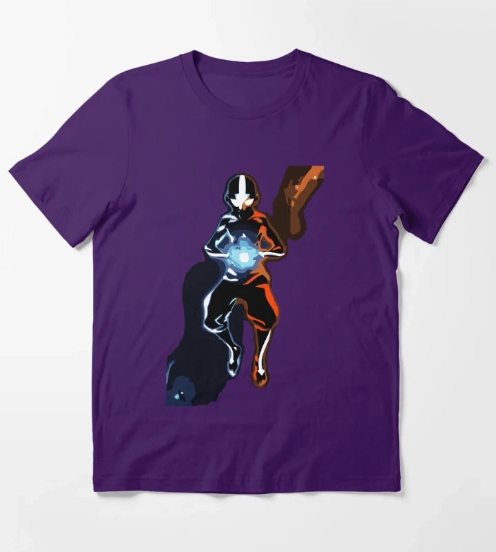 Positive and Negative Chakras T-Shirt Purple