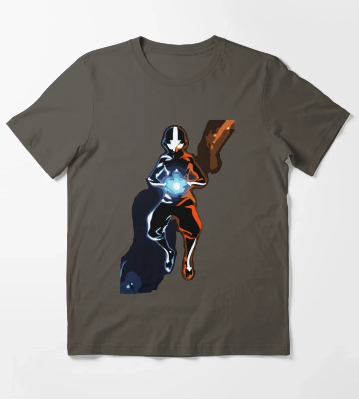 Positive and Negative Chakras T-Shirt Dark Grey