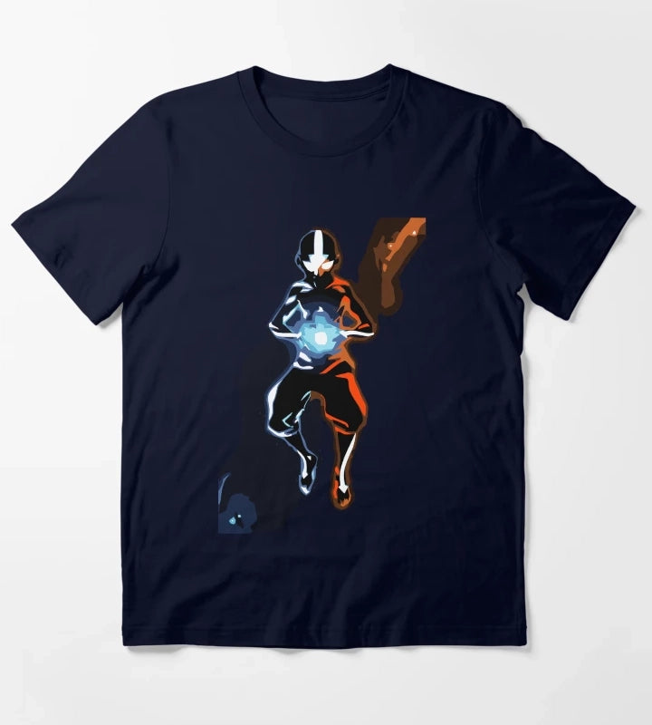Positive and Negative Chakras T-Shirt Navy