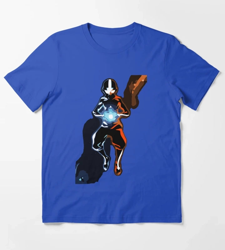 Positive and Negative Chakras T-Shirt Blue
