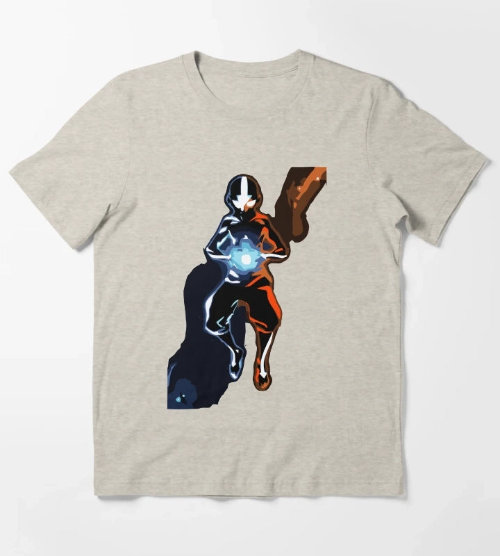 Positive and Negative Chakras T-Shirt Cream