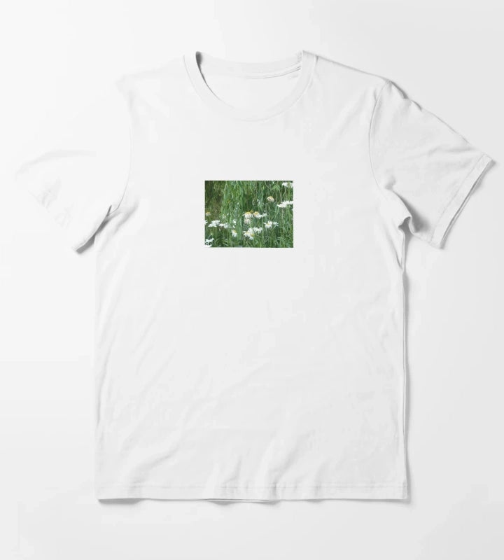 Pouring Flowers T-Shirt White