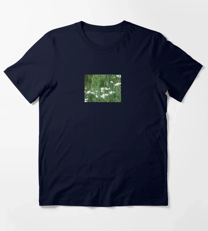 Pouring Flowers T-Shirt Navy