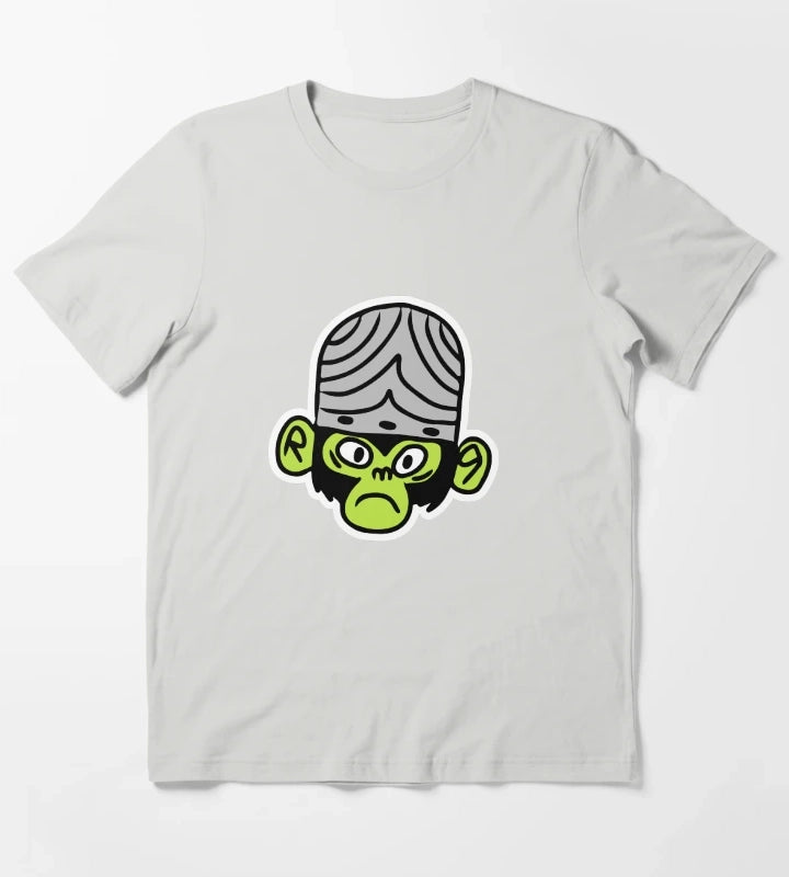 Powerpuff Girls Mojo Jojo T-Shirt Light Grey