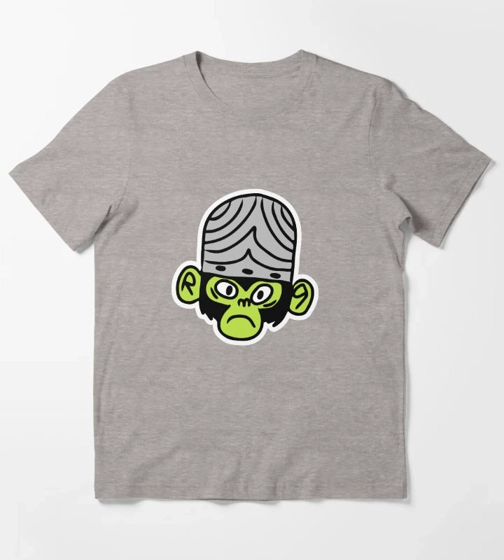 Powerpuff Girls Mojo Jojo T-Shirt Heather Grey