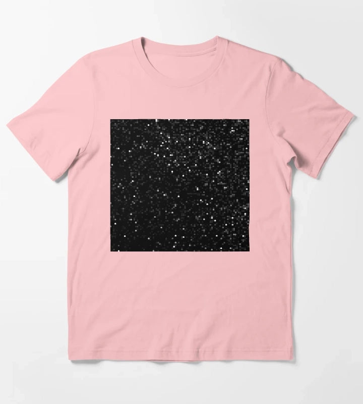 Printed image of black sequins T-Shirt Dark Grey