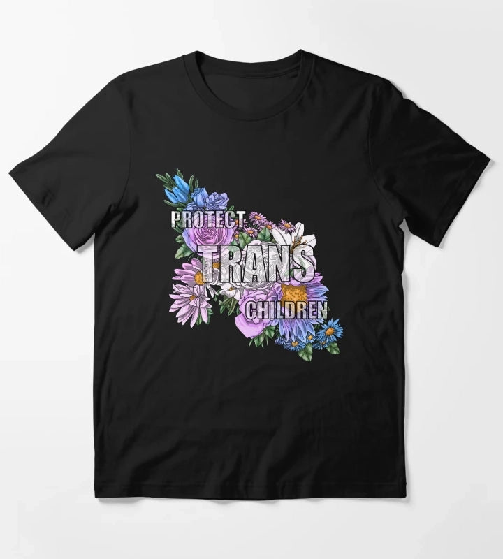 Protect Trans Children Flowers 2023 T-Shirt